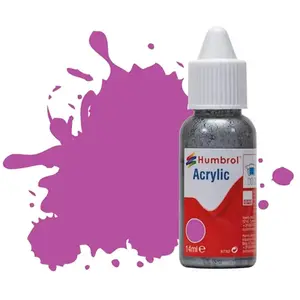 Comparateur de prix : Peinture Humbrol Acrylic Dropper Bottle 14ml 58 Magenta Matt - Humbrol