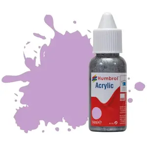Comparateur de prix : Peinture Humbrol Acrylic Dropper Bottle 14ml 42 Pastel Violet Matt - Humbrol