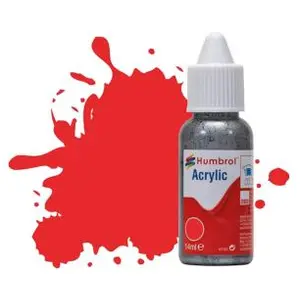 Comparateur de prix : Peinture Acrylic Dropper Bottle 14ml 209 Fire Orange - Gloss - Humbrol