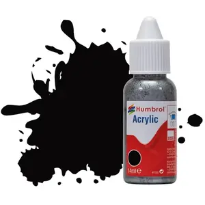 Comparateur de prix : Humbrol Db0085 Peinture Acrylique NO85 Noir Satiné, 14 ml (Lot de 1)