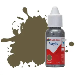 Comparateur de prix : Humbrol Peinture N°86 Vert Olive - Mat : Acrylique : 14 ml