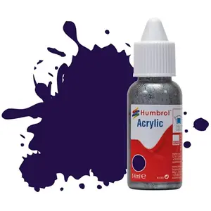 Peinture Humbrol Acrylic Dropper Bottle 14ml 68 Purple Gloss - Humbrol pas cher