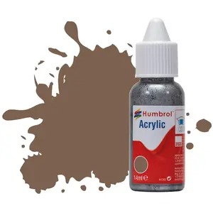 Humbrol Peinture N°29 Terre Foncée - Mat : Acrylique : 14 ml pas cher