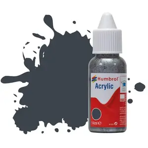 Humbrol Peinture N°32 Gris foncé - Mat : Acrylique : 14 ml