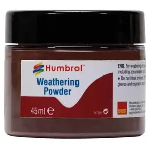 Comparateur de prix : Humbrol Weathering Powder Dark Earth - 45ml - Humbrol