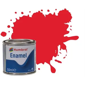 Comparateur de prix : Humbrol Peinture N°19 Rouge vif - Brillant : Enamel : 50 ml