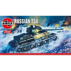 Comparateur de prix : Russian T-34 Medium Tank,vintage Classic - 1:76e - Airfix