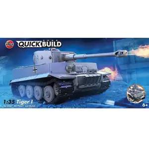 Maquette QUICKBUILD Tiger I 1/35 - Airfix Maquette militaire - 1606041 pas cher