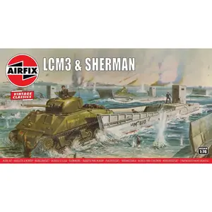 Comparateur de prix : Lcm3 & Sherman Tank - 1:76e - Airfix