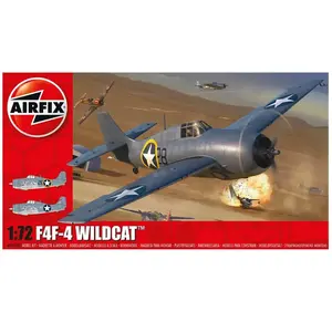 Maquette Grumman F4F-4 Chat sauvage 1/72 - Airfix Maquette d'avion  - A02070A 