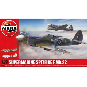 Maquette Avion - AIRFIX - Supermarine Spitfire F.Mk.22 - 49 pièces - 1/72