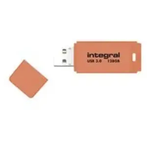 Comparateur de prix : Integral Memory Integral Neon - Clé USB - 128 Go - USB 3.0 - orange