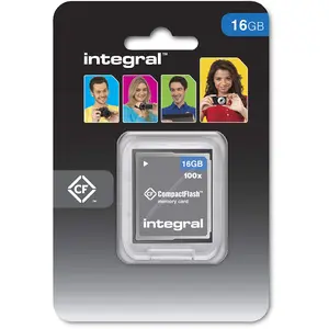 Comparateur de prix : Integral - carte memoire flash - 16 Go - CompactFlash