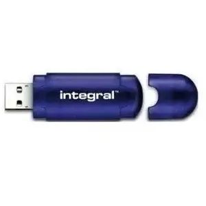 INTEGRAL Clé USB Evo 64 Go - USB 2.0 - Bleu transparent pas cher