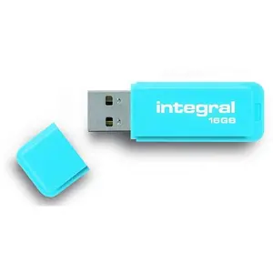 Comparateur de prix : Integral Memory Integral Neon - Clé USB - 16 Go - USB 2.0 - bleu
