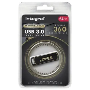 Integral Secure 360 - clé USB - 64 Go pas cher