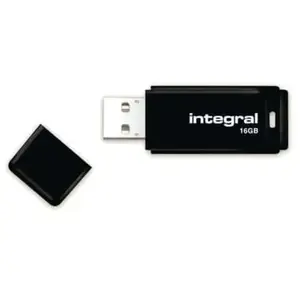 Comparateur de prix : Clé USB Integral Black 16 Go - Noir - USB 2.0