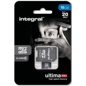 Comparateur de prix : Integral 16GB HIGH SPEED MICROSDHC/XC V10 UHS-I U1 16 Go MicroSD