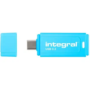 INTEGRAL Integral Neon-C INFD64GBNEONCB3.2 lecteur USB flash 64 Go USB Type-C 3.2 Gen 1 (3.1 Gen 1) Noir pas cher