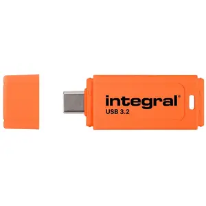 INTEGRAL Integral Neon-C INFD64GBNEONCOR3.2 lecteur USB flash 64 Go USB Type-C 3.2 Gen 1 (3.1 Gen 1) Noir pas cher