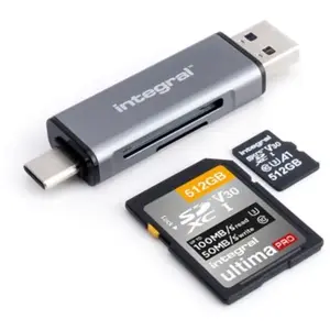 Integral Lecteur de Cartes Mémoire SD et microSD| Double Connecteurs ... pas cher