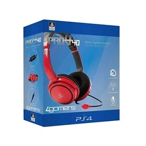 Comparateur de prix : 4Games 4Gamers 4Gamers Pro4-10 Casque Gaming Rouge pour PS4 et PS Vita