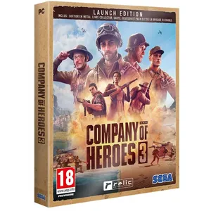 Comparateur de prix : Sega Company of Heroes 3 - Launch Edition Metal Case (PC)