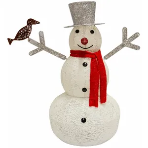 Comparateur de prix : Monster Shop NL Bonhomme de Neige 100 LED Blanc Froid Décoration de Noël Extérieur Jardin