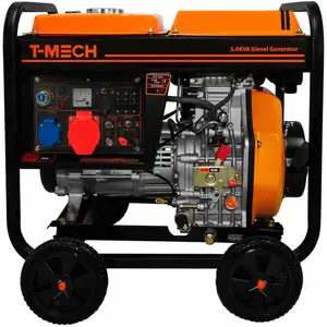 Monster Shop NL Générateur Diesel 5Kva à Cadre Ouvert 10CV Triphasé -5000W 230/400V ATS Intégré pas cher