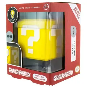 Comparateur de prix : Veilleuse Paladone Nintendo 3D Question Block V3 7,7x7,7x9,7 cm