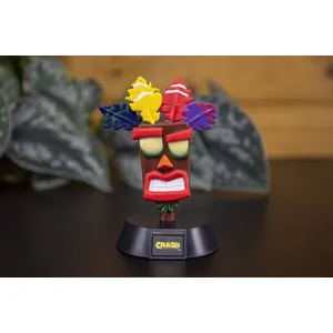 Paladone Products Crash Bandicoot Veilleuse 3d Icon Aku Aku 10 Cm pas cher