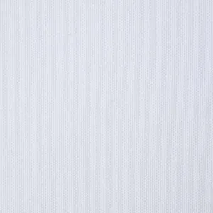 Tissu en coton uni Blanc - Homescapes