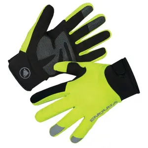 Comparateur de prix : Gants de cyclisme Endura Strike pour Homme - Jaune Néon - Imperméables et Respirants