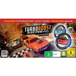 Comparateur de prix : Turbo Booster Racing - Kit (volants + jeu) - Jeu Nintendo Switch - Cod...