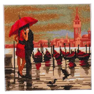 Comparateur de prix : Tableau Crystal Art à diamanter - Venise - 30 x 30 cm - Crystal Art