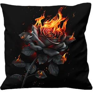 Coussin Gothic de Spiral - Flaming Rose - pour Unisexe - multicolore S...