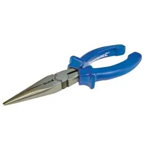 Pince à bec long - SILVERLINE - 16 cm - mâchoires trempées et revenues pas cher