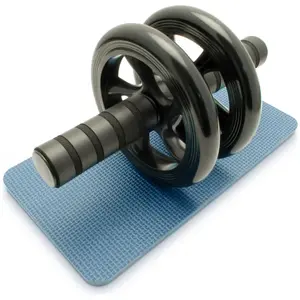 Roue Abdominale CampTeck - ABS - Fitness Gym Musculation - Gris - Abdo...
