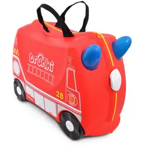 Valise Trunki Frank le camion de pompier Rouge 18 L 4 roues pas cher
