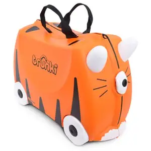 trunki Valise à roulettes enfant tigre Tipu, orange pas cher