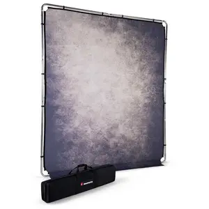 Lastolite Manfrotto Lighting kit fond Ezyframe vintage 2x2,3m Smoke pas cher