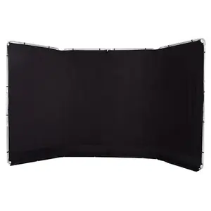 LASTOLITE Manfrotto Lighting kit fond panoramique en tissu 4 m noir pas cher
