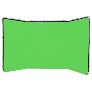 Lastolite Manfrotto Lighting Kit fond vert chromakey panoramique en tissu 4 m pas cher