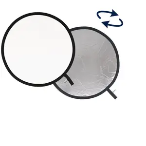 Manfrotto Réflecteur pliable rond Blanc / Argent 50cm Lastolite - Ref. 2031 pas cher