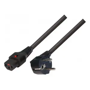 MicroConnect EL182S Câble d'alimentation Noir 2 m Mâle/Femelle pas cher