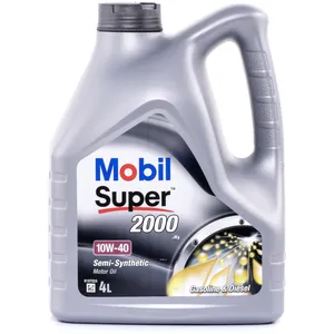 Huile moteur MOBIL 2000 X1 10W40, 4L pas cher