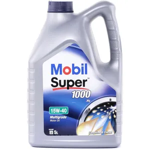 Huile moteur MOBIL 1000 X1 15W40, 5L pas cher