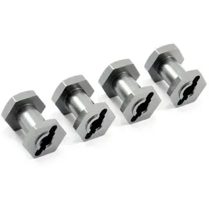 FTX OUTBACK WHEEL HEX ADAPTORS w/2X10 PINS (4PCS)