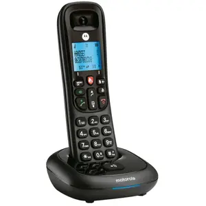 Téléphone Sans Fil Motorola CD4001 DECT Noir pas cher