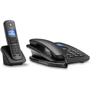 Téléphone fixe Motorola C4201 Combo DECT (2 pcs) Noir pas cher
